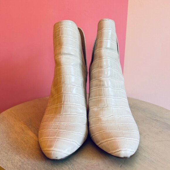 Steve Madden Rookie Bootie Bone Croc - 8 - Picture 4 of 6